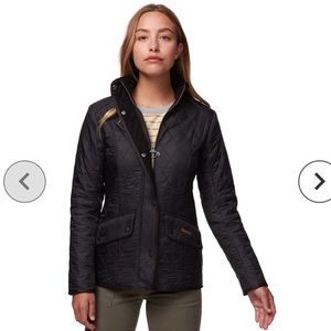 Barbour Black Cavalry Polarquilt Jacket | US 2